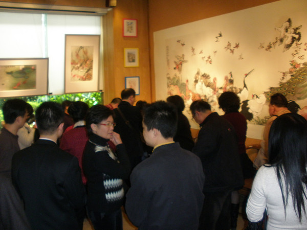 “自然品格”画展现场